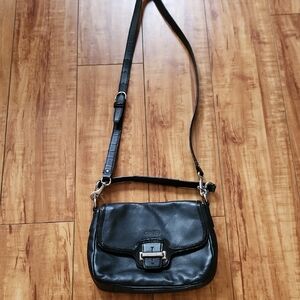 Coach Chic Black Crossbody Bag with Buckle